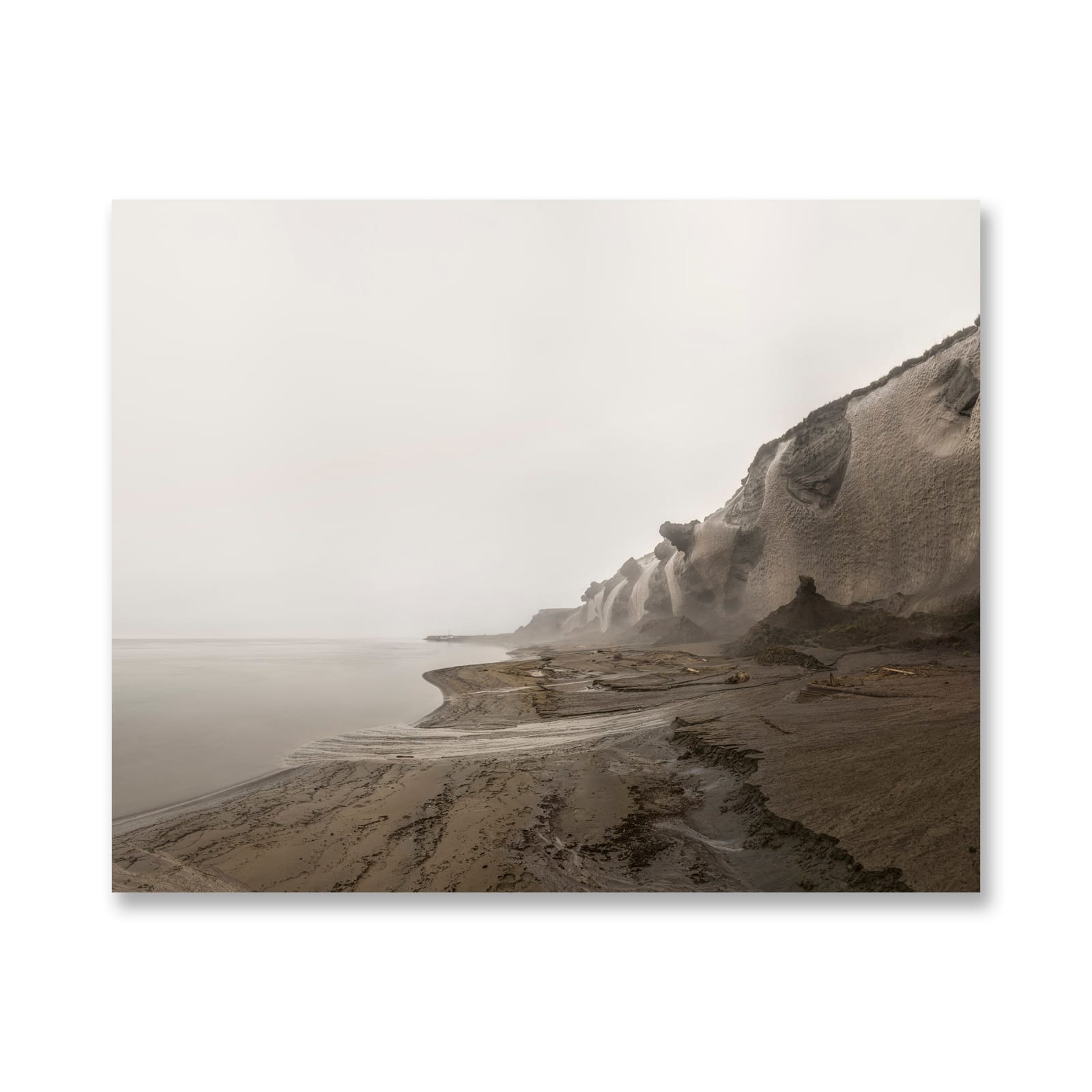 Olaf Otto Becker, Walking along Permafrost Cliffs 4-tlg. V1, 2019