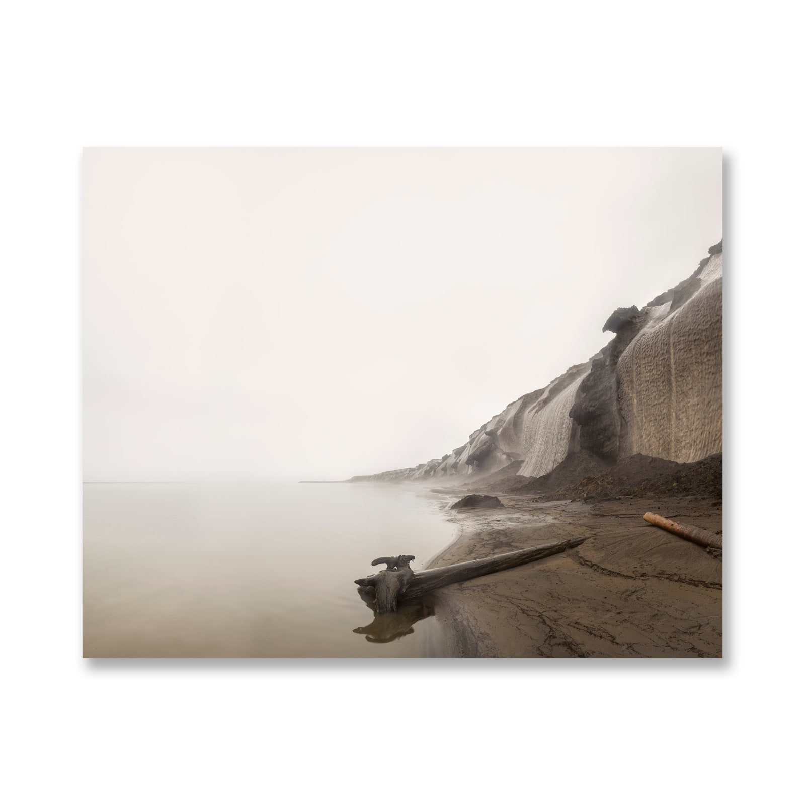 Olaf Otto Becker, Walking along Permafrost Cliffs 4-tlg. V2, 2019