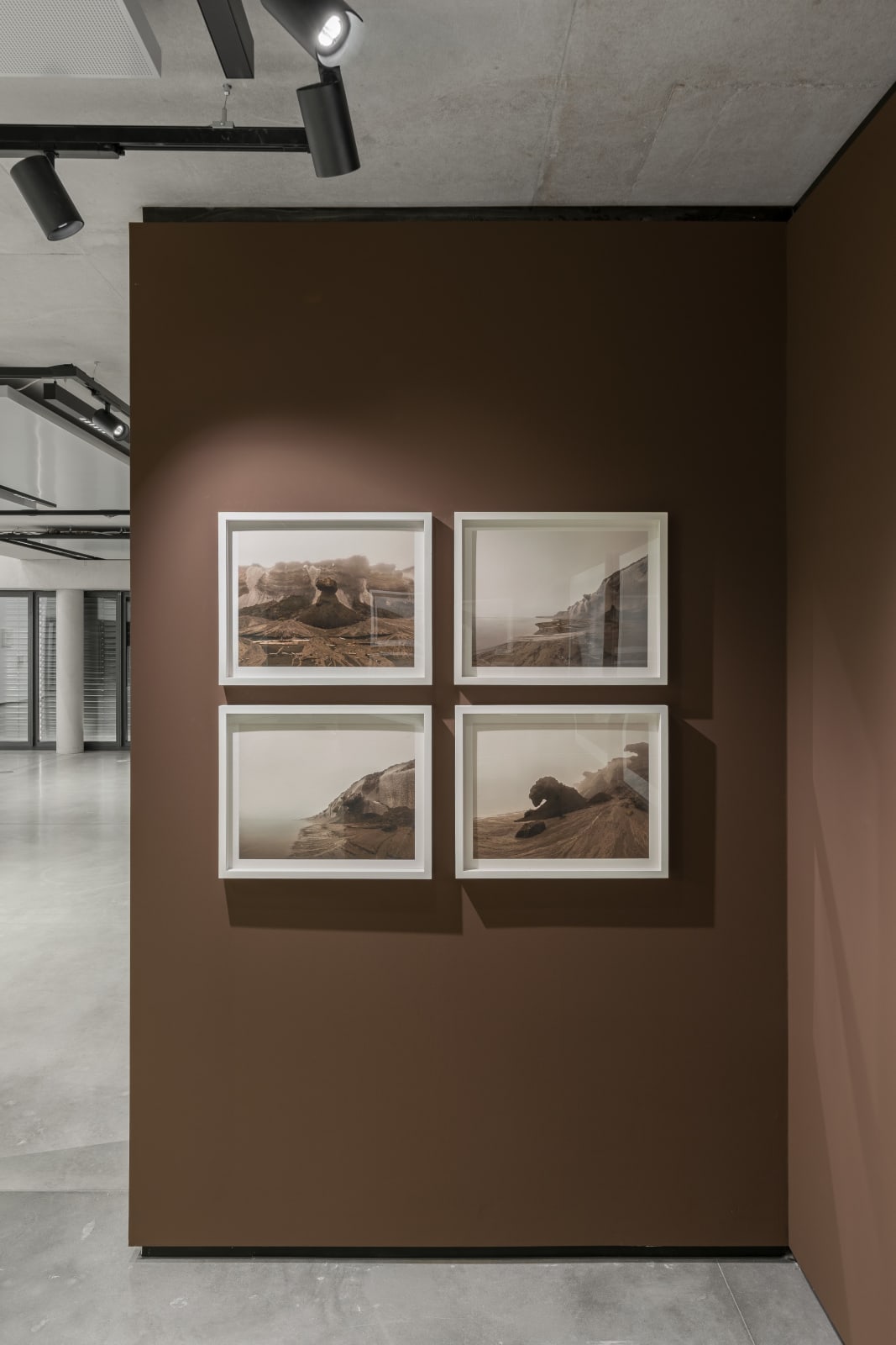 Olaf Otto Becker, Walking along Permafrost Cliffs 4-tlg. V1, 2019