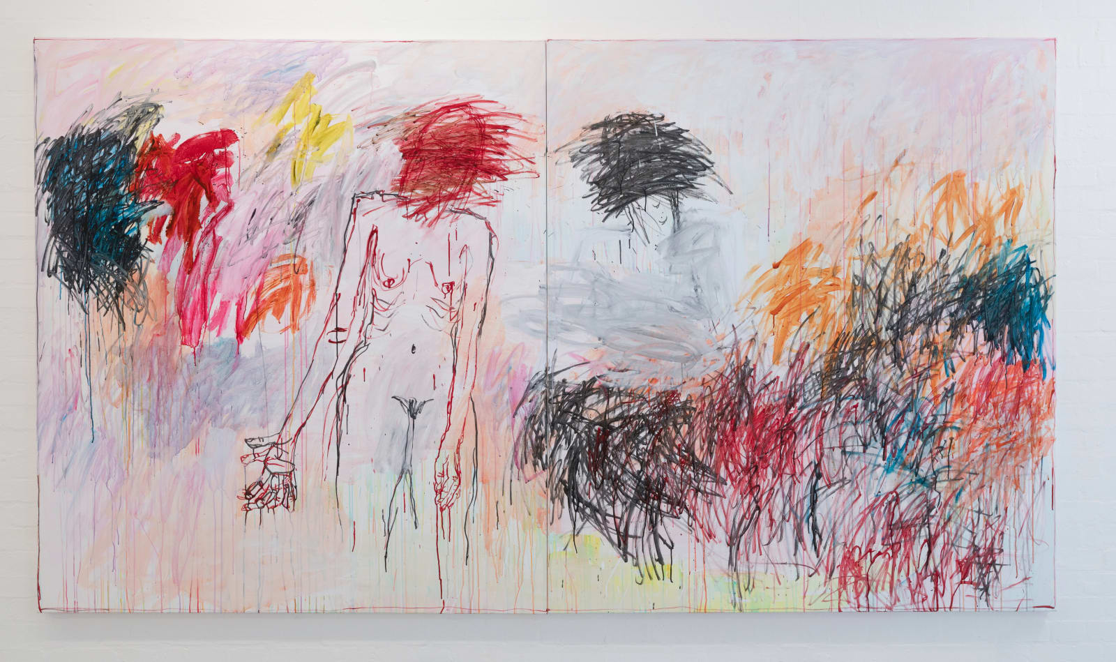 Kim Booker, Two Figures in a Landscape, 2023