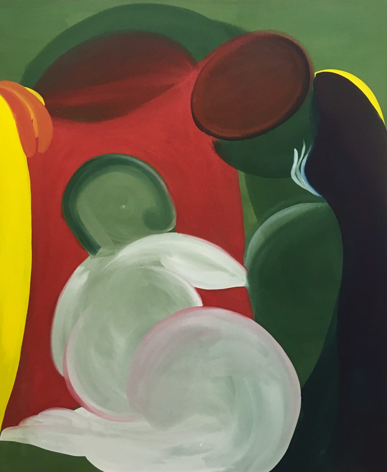 Emily Platzer, You wear a robe of cadmium. Overtime I see the colours of your Verdaccio., 2020