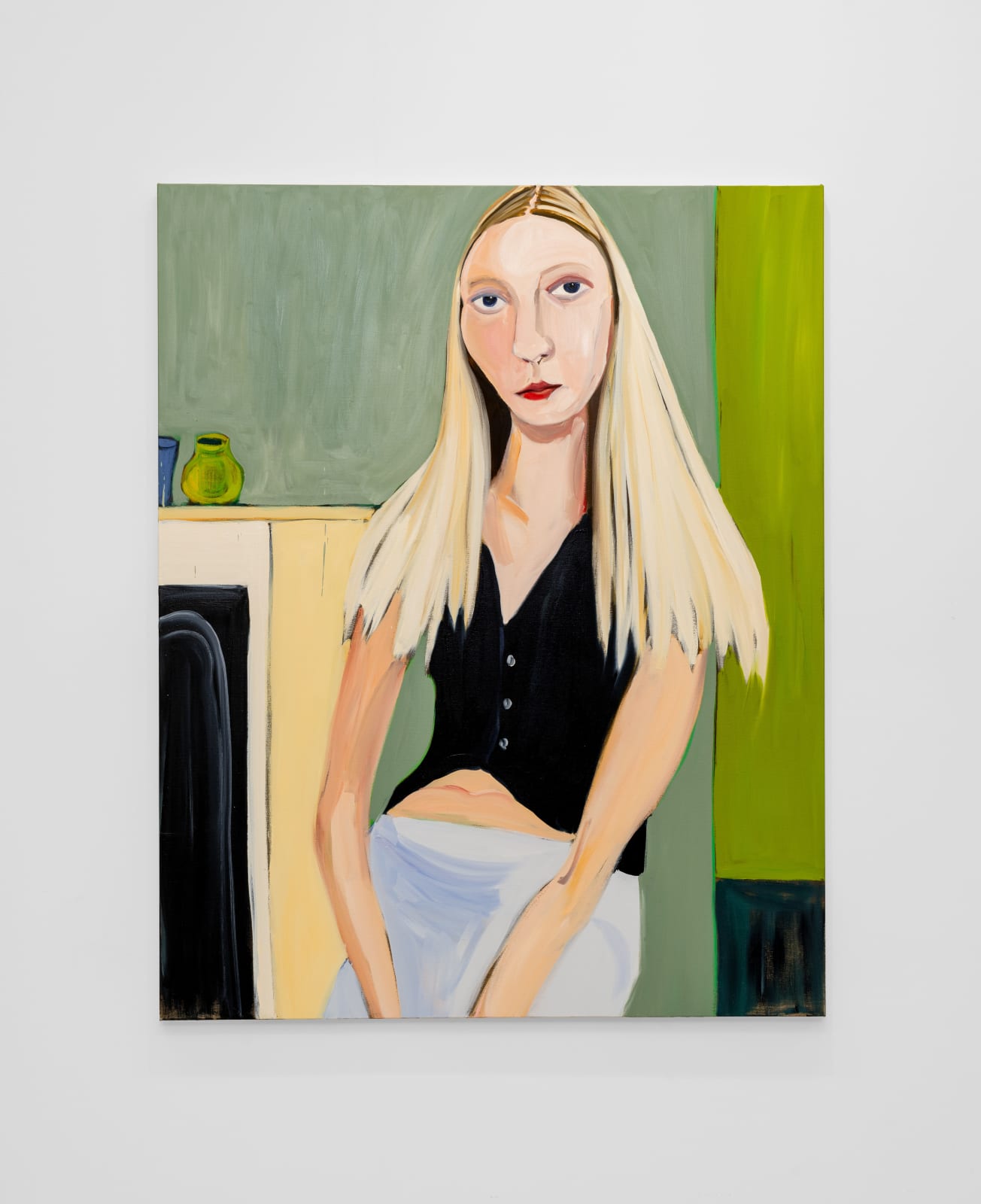 Jenni Hiltunen, Blonde in the Green Room, 2024