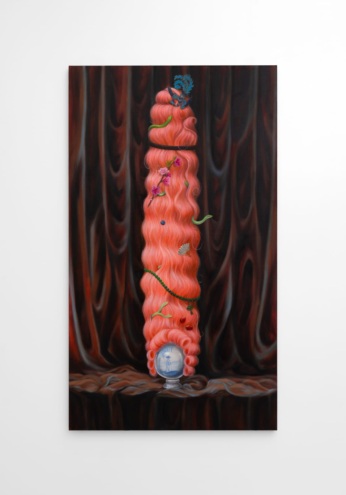 Xu Yang, Centrefold (Rather to be Perished with Fragrance on the Tip of a Branch, They would Never Once Yield to the Harsh Northern Wind), 2024