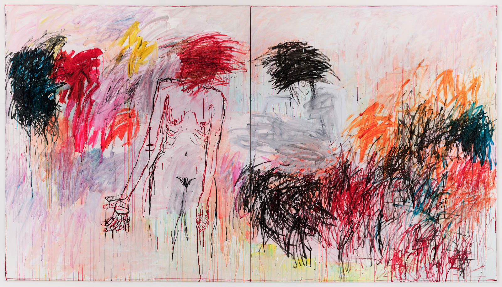 Kim Booker, Two Figures in a Landscape, 2023