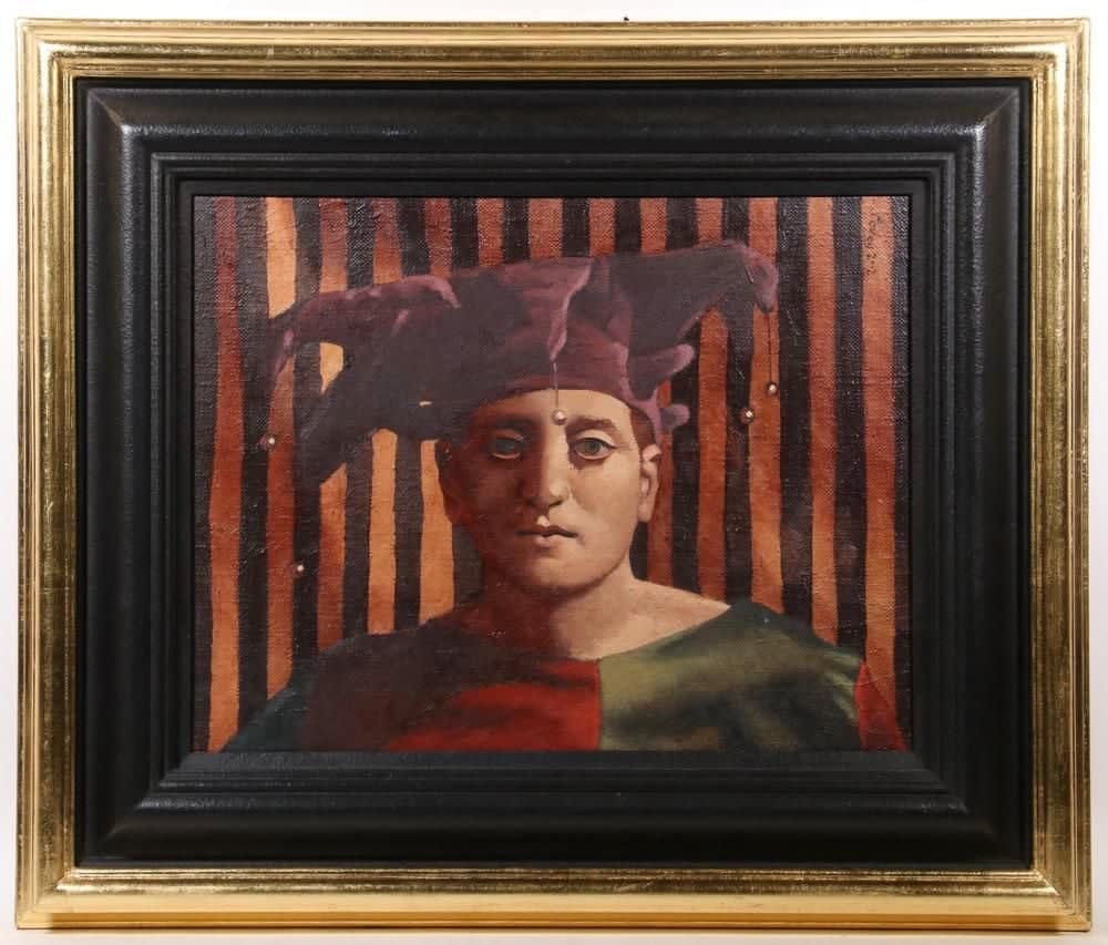 Edward POVEY, Insight, Bust Portrait of a Jester, 2002