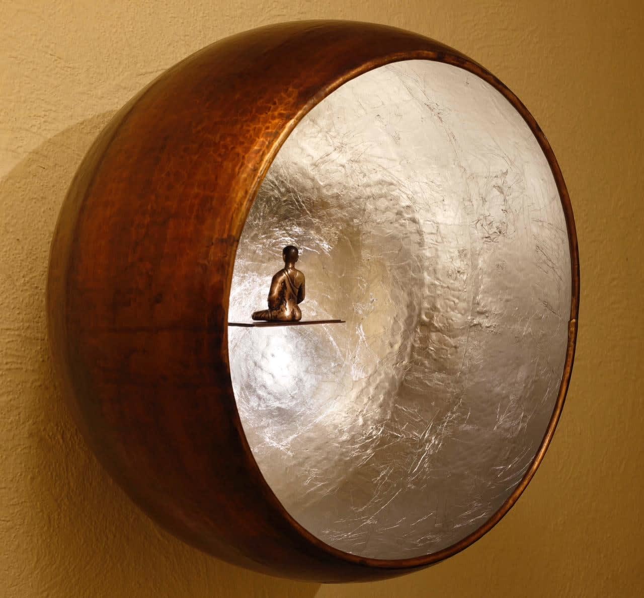 Satish Gupta, LEAVE ME MY OWN WORLD (silver)