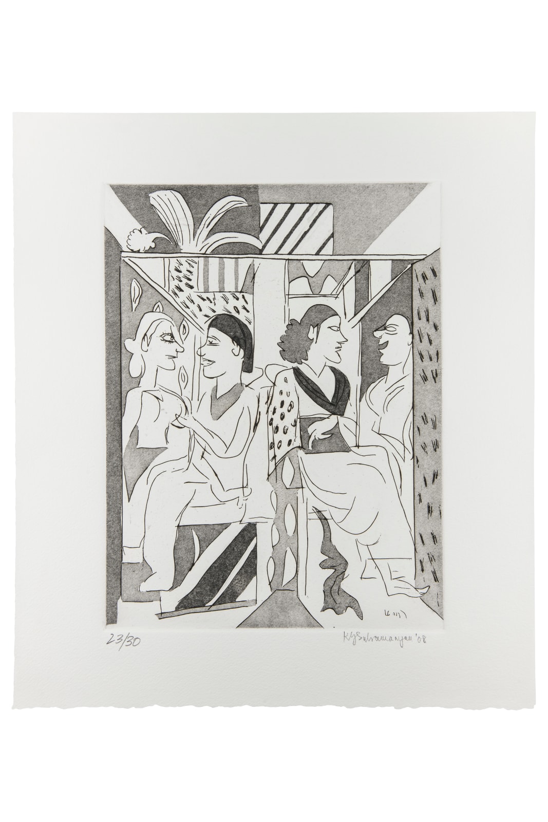 KG Subramanyan, Untitled, 2008