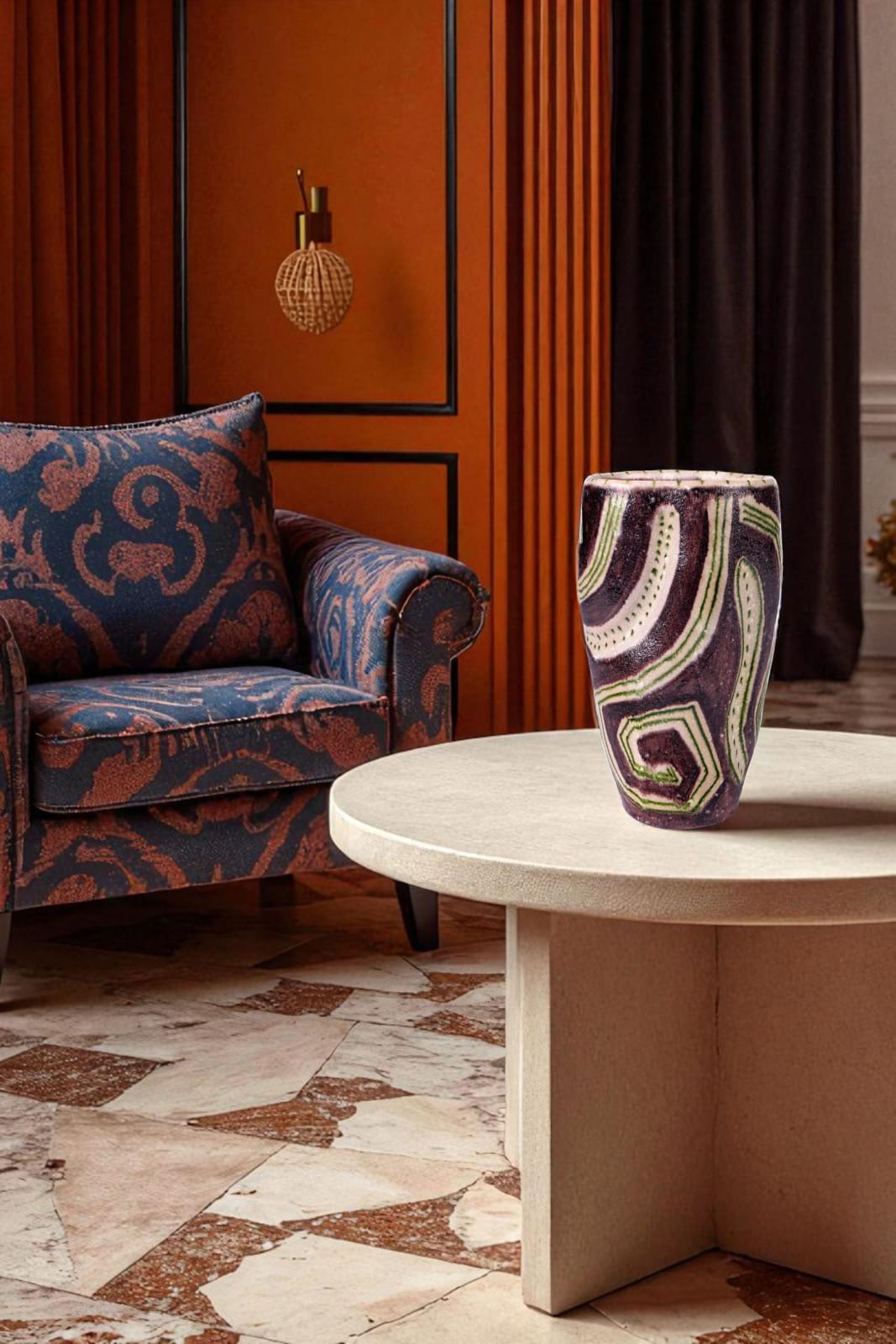 Guido Gambone, Polylobed Vase, 1955