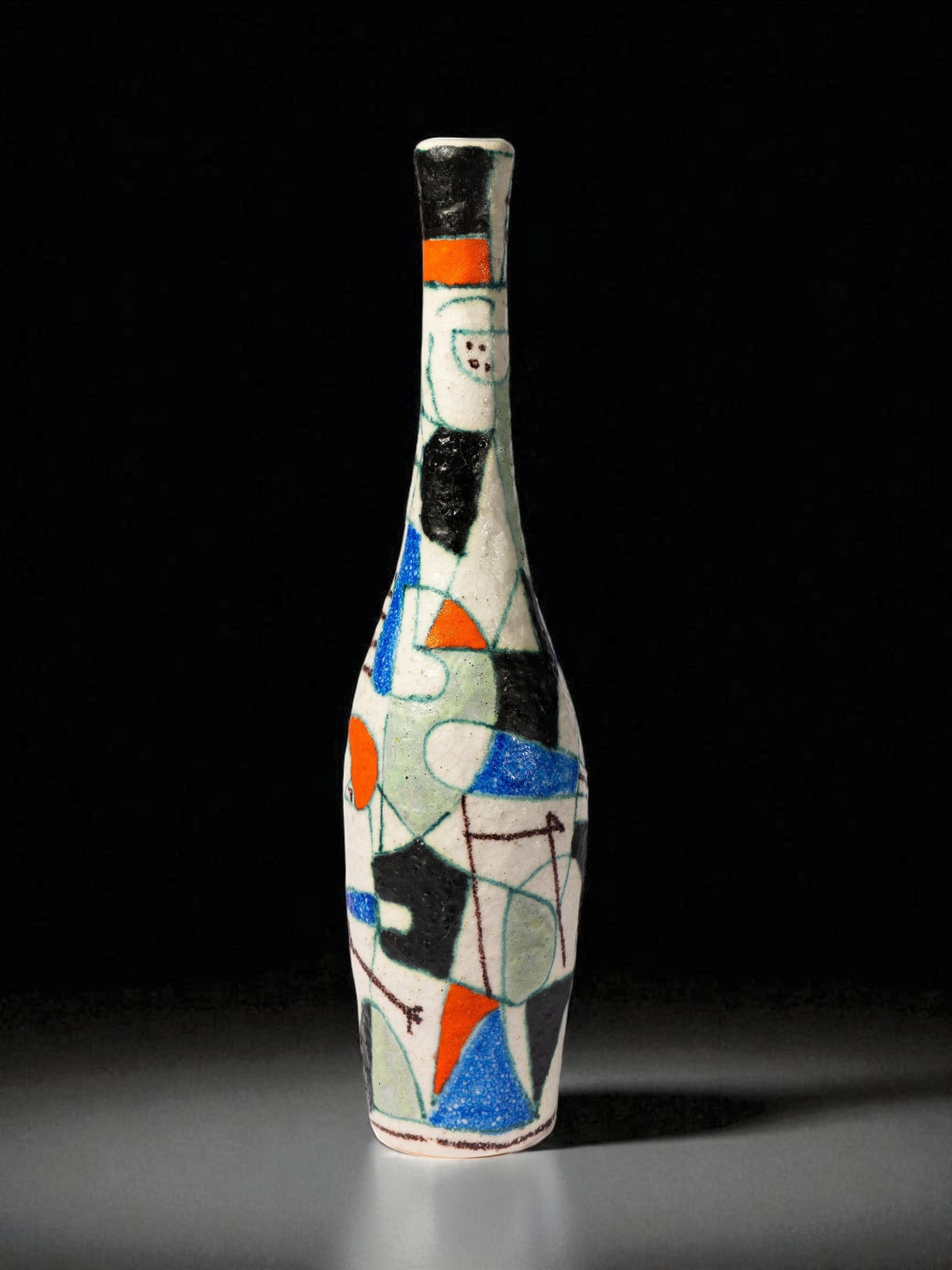Guido Gambone, Bottle Vase, 1950 - 1960
