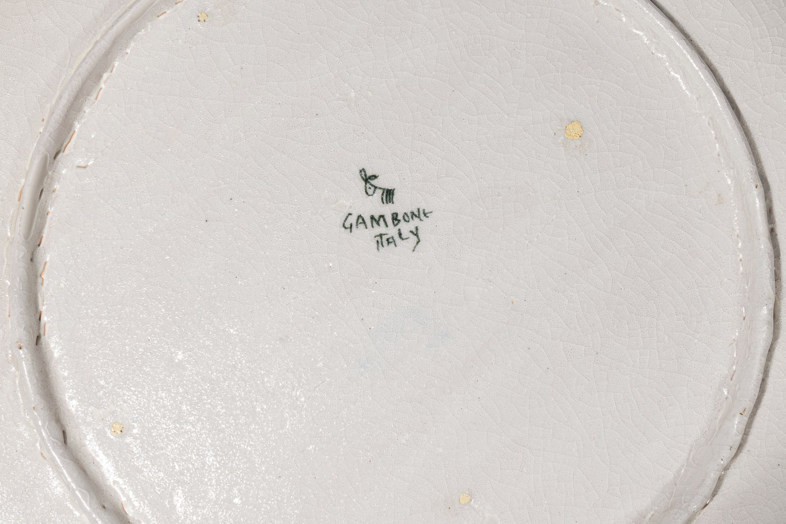 Guido Gambone, Square Dish, 1955