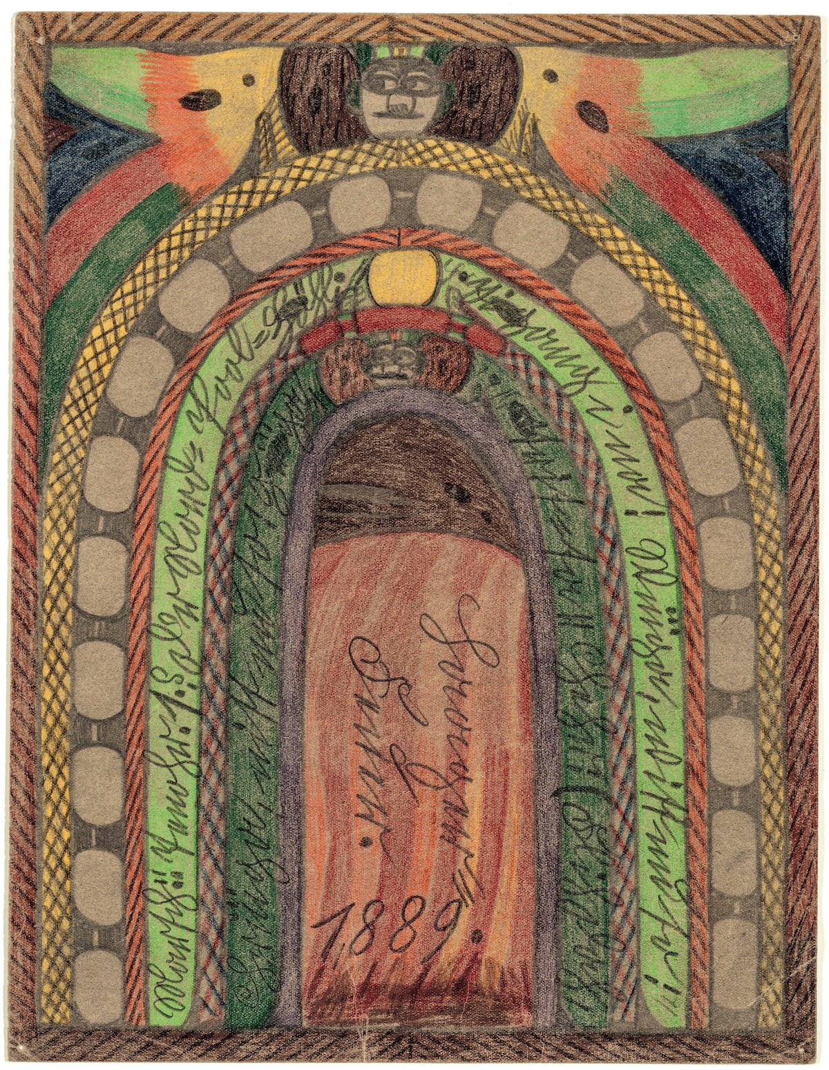 Adolf Wolfli, Lagerfeuer