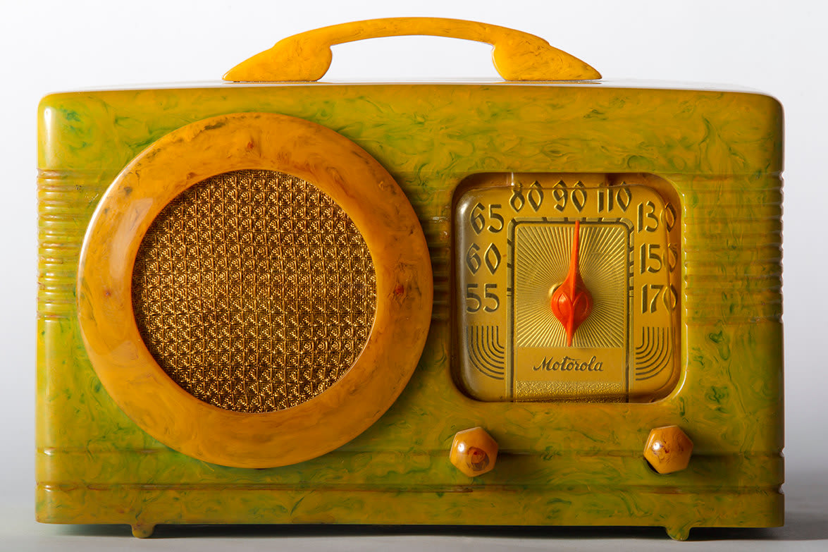 Catalin Radio, Motorola 50XC Circle Grill, 1940