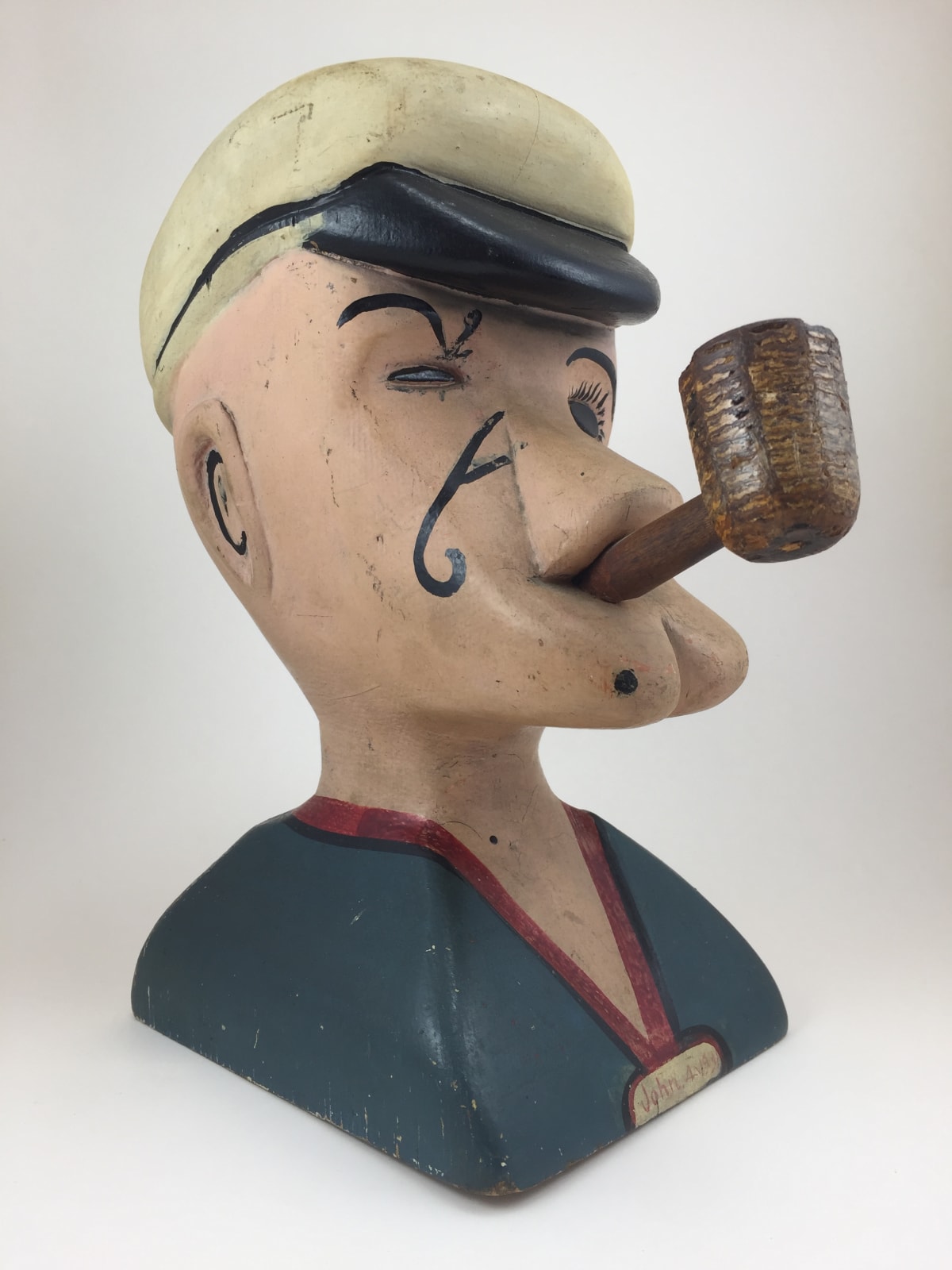 FOLK ART, Popeye With Pipe , c. 1931