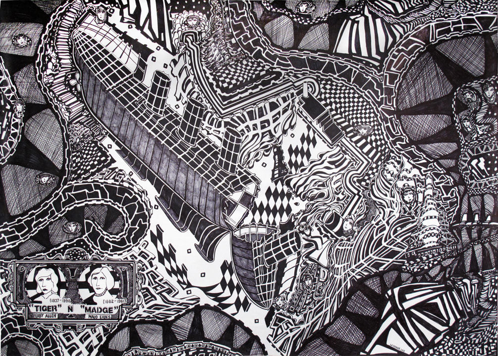 George Widener, "TIGER" N "MADGE", 2013