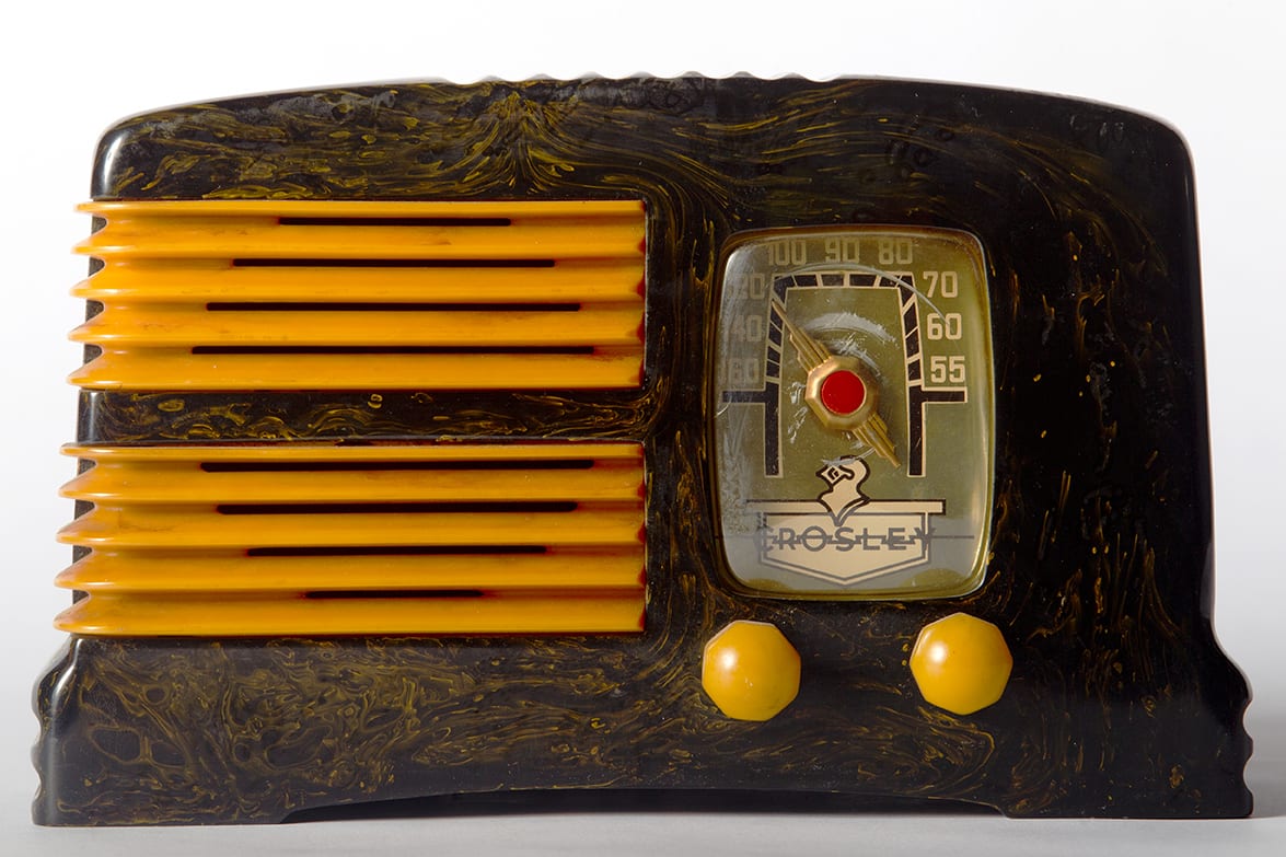 Catalin Radio, Crosley G-1465 Split Grille, 1938