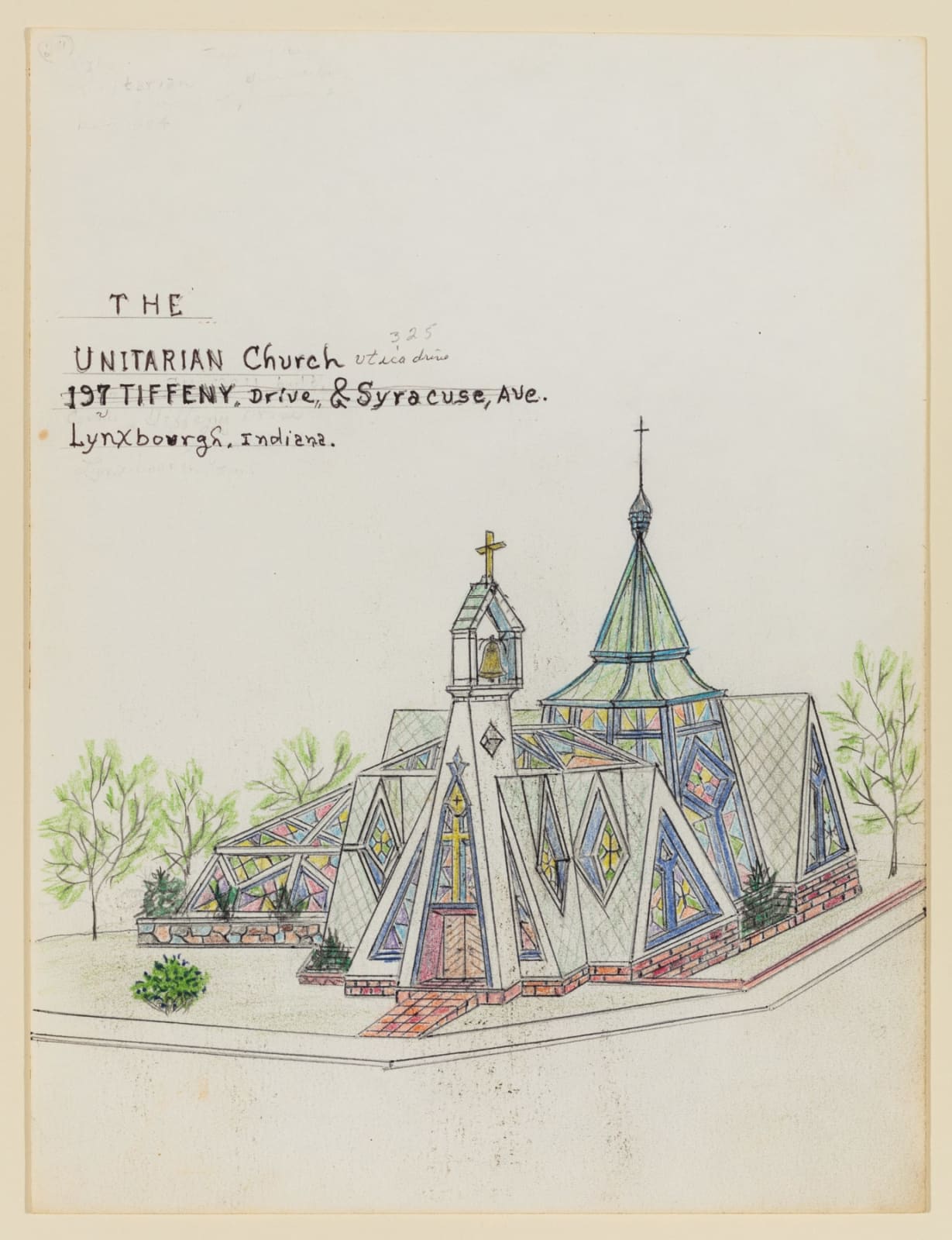 Jacques De Du-GLASS, The Unitarian Church Lynxbourgh, Indiana, c. 1992
