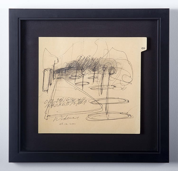 George Widener, Untitled (city view) - (file card “CD”), 2001