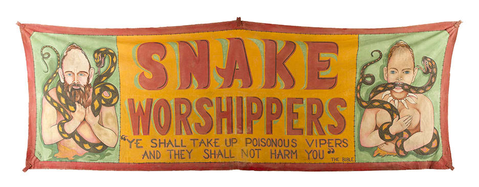 Signage & Banners, Snake Worshippers