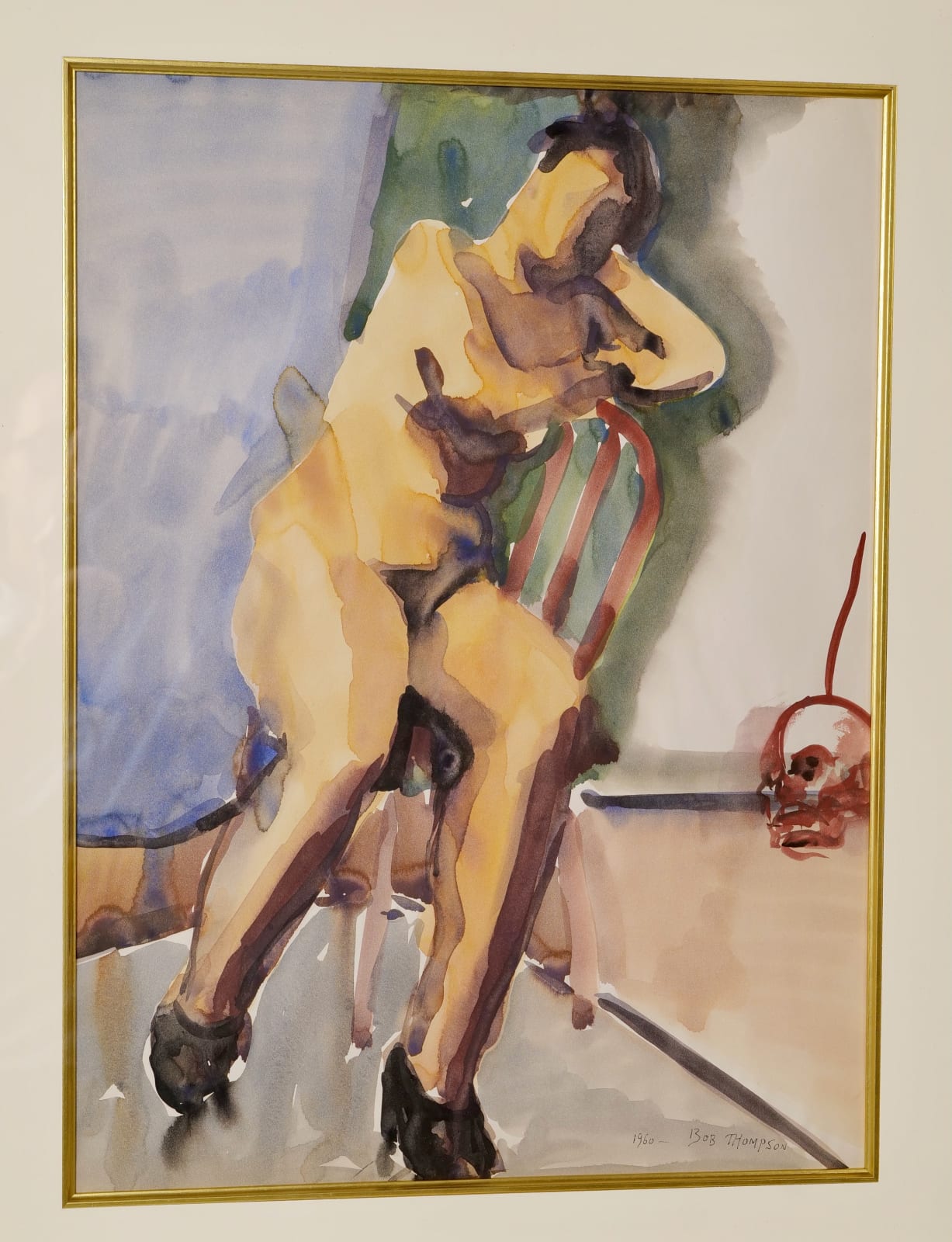 Bob Thompson, Study of a Nude, 1960