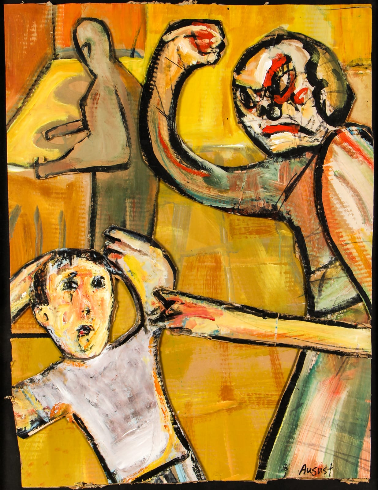 Jim Bloom, Untitled (Woman Threatening Child)