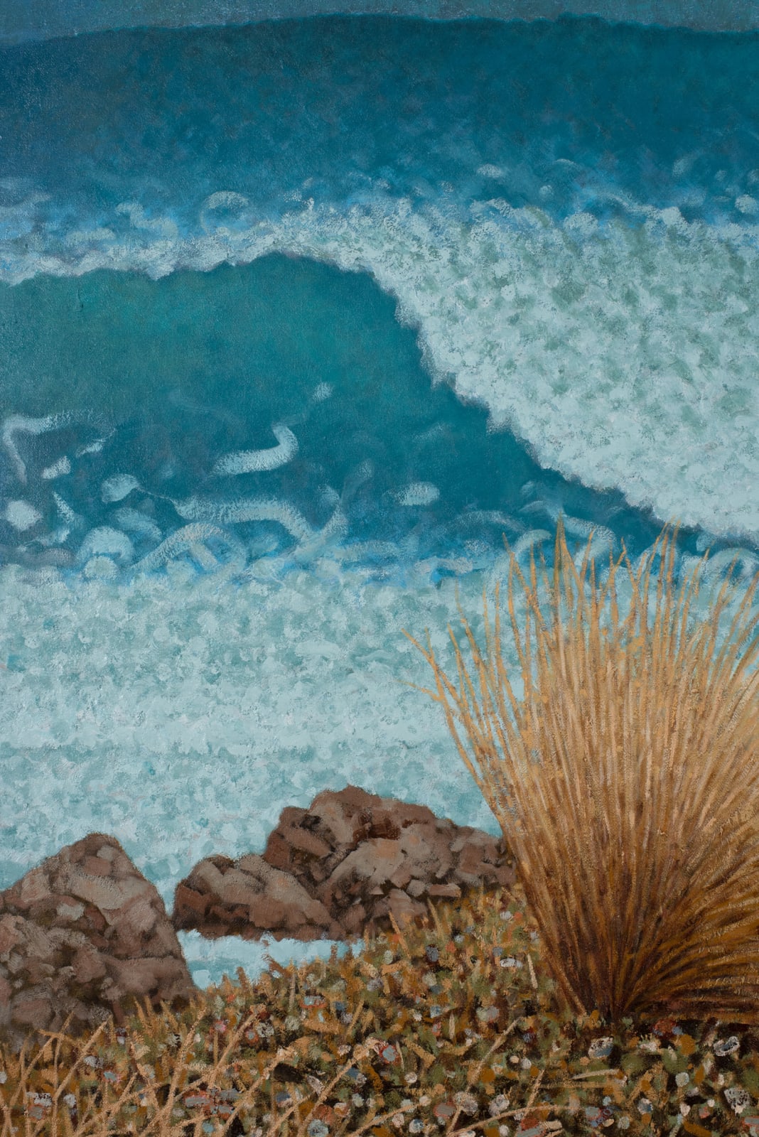 Richard Wastell, East Coast ground swell and shell fragments, 2021