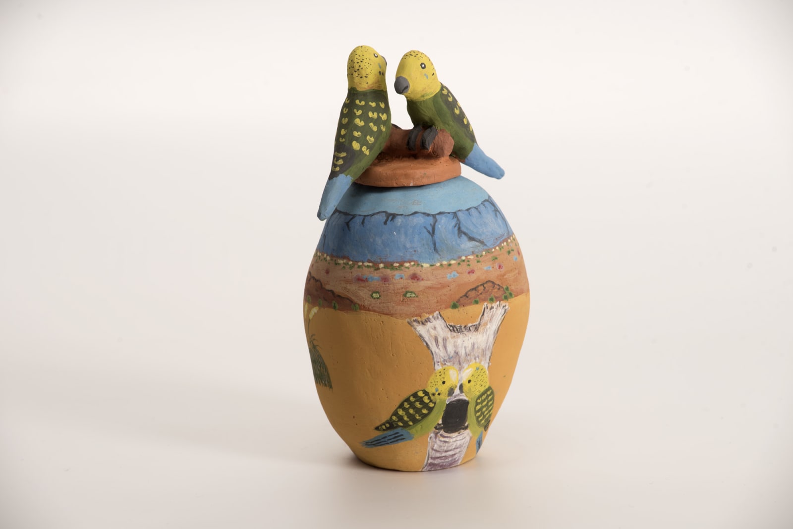 Dawn Wheeler Ngala, Lyerrtjina (budgerigar), 2019