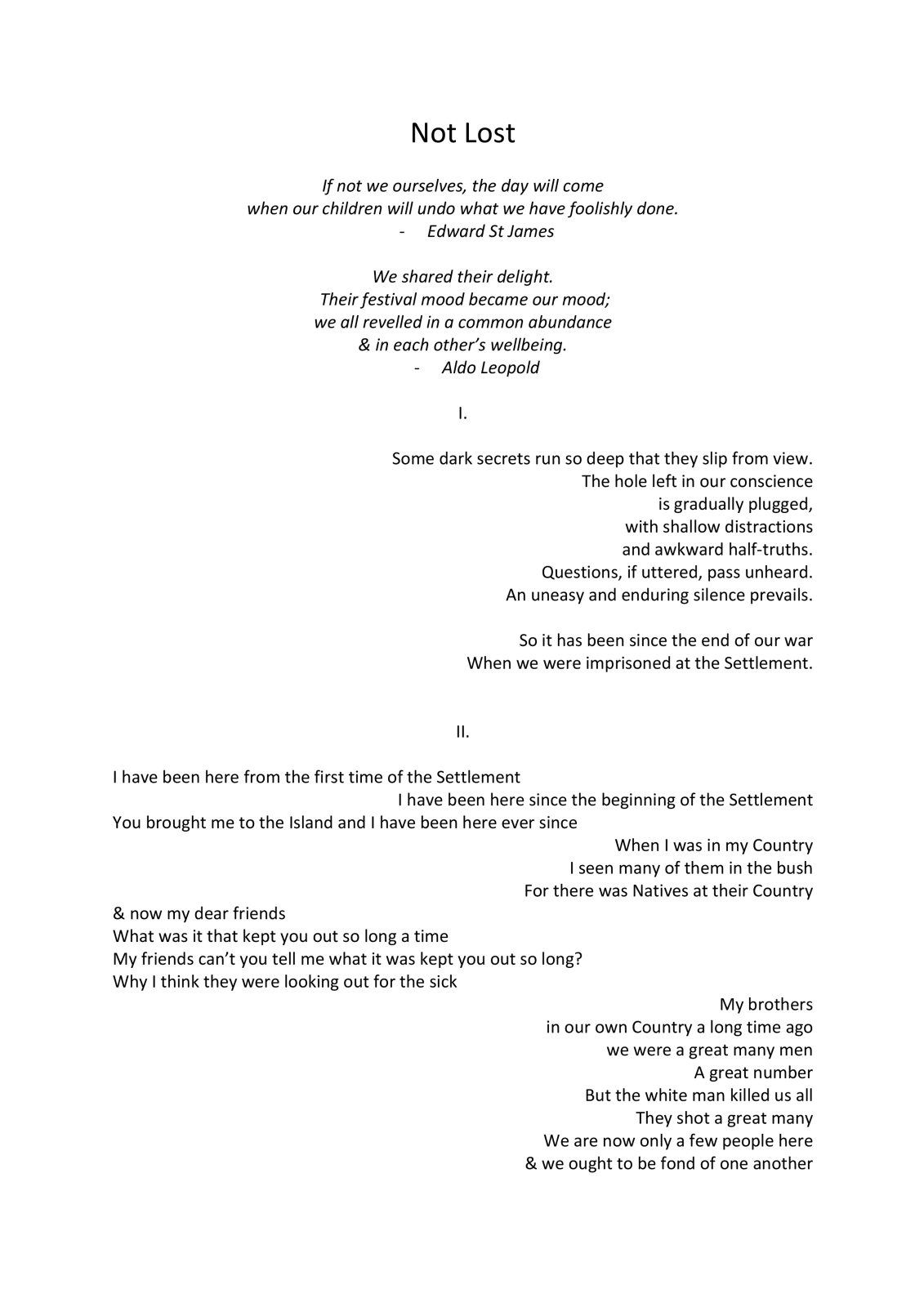 Brigita Ozolins and Greg Lehman, This World, 2020