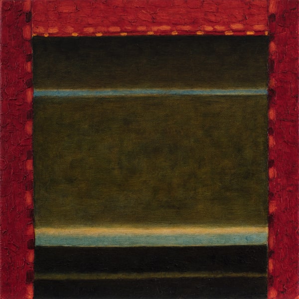 Tim Burns, Red window Cloudy Bay I, 2017