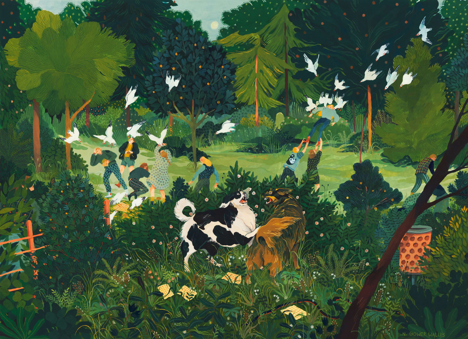 Nicola Gower Wallis, A Walk in the Park, 2020