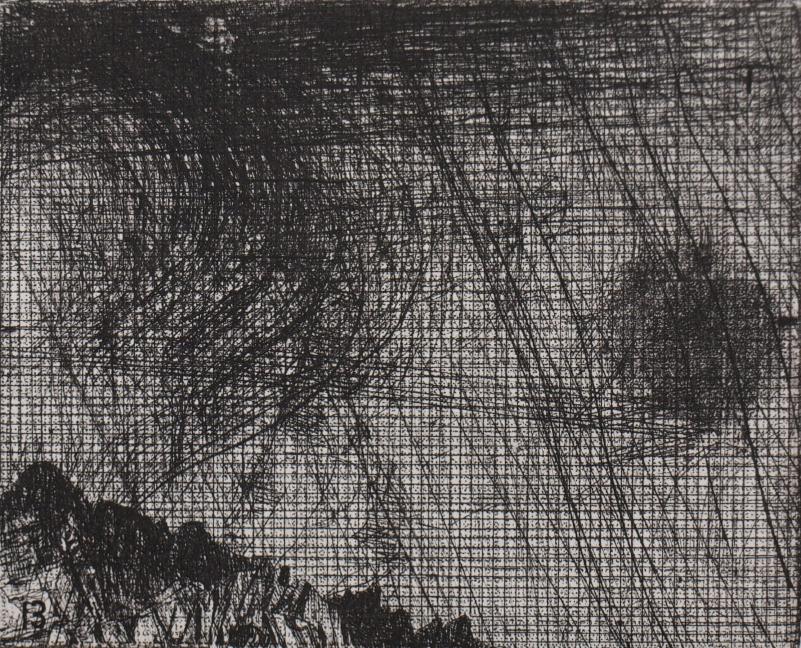 Raymond Arnold, Elsewhere World Fragment No 13 3rd state, 2019