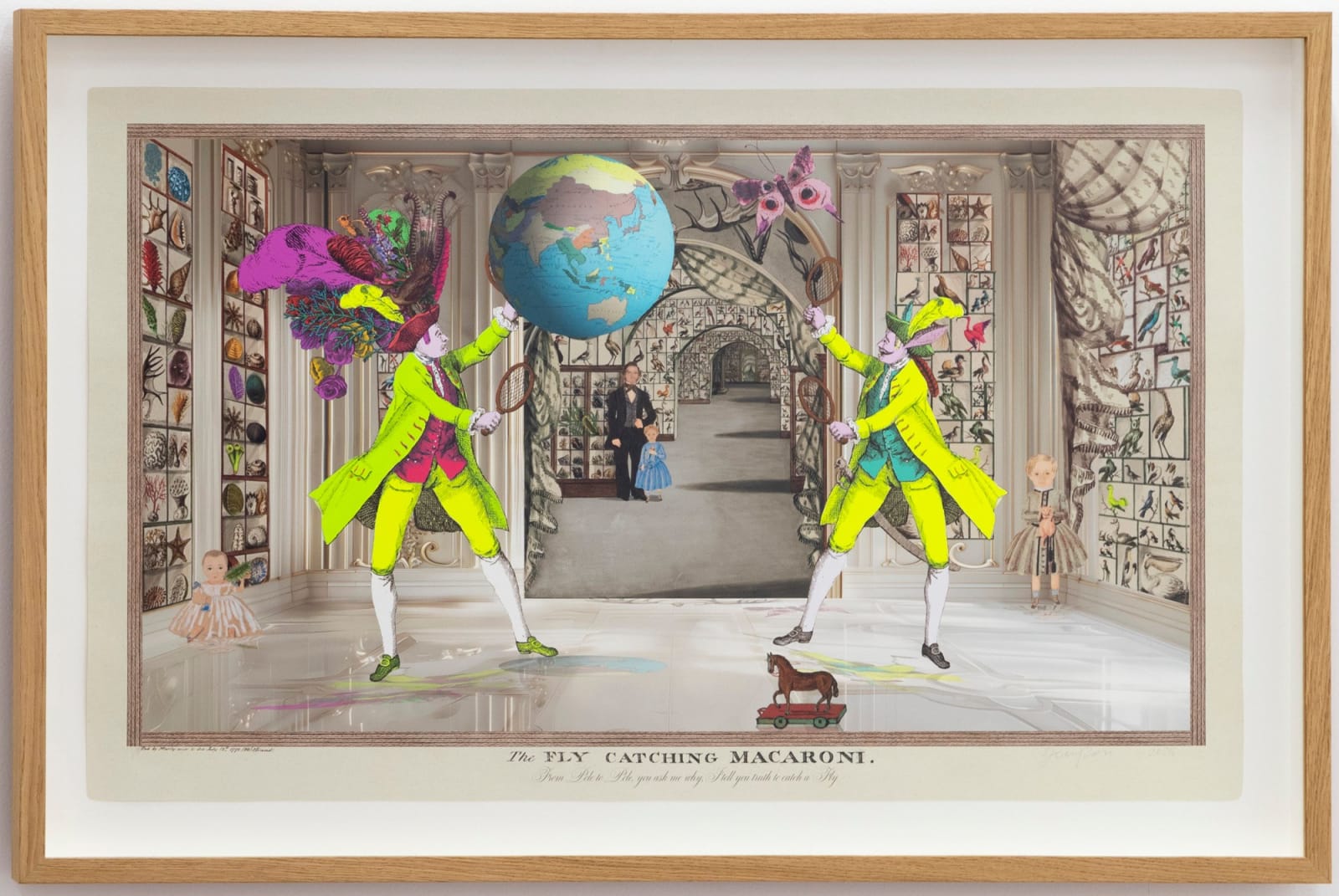 Joan Ross, The fly catching macaroni, 2025