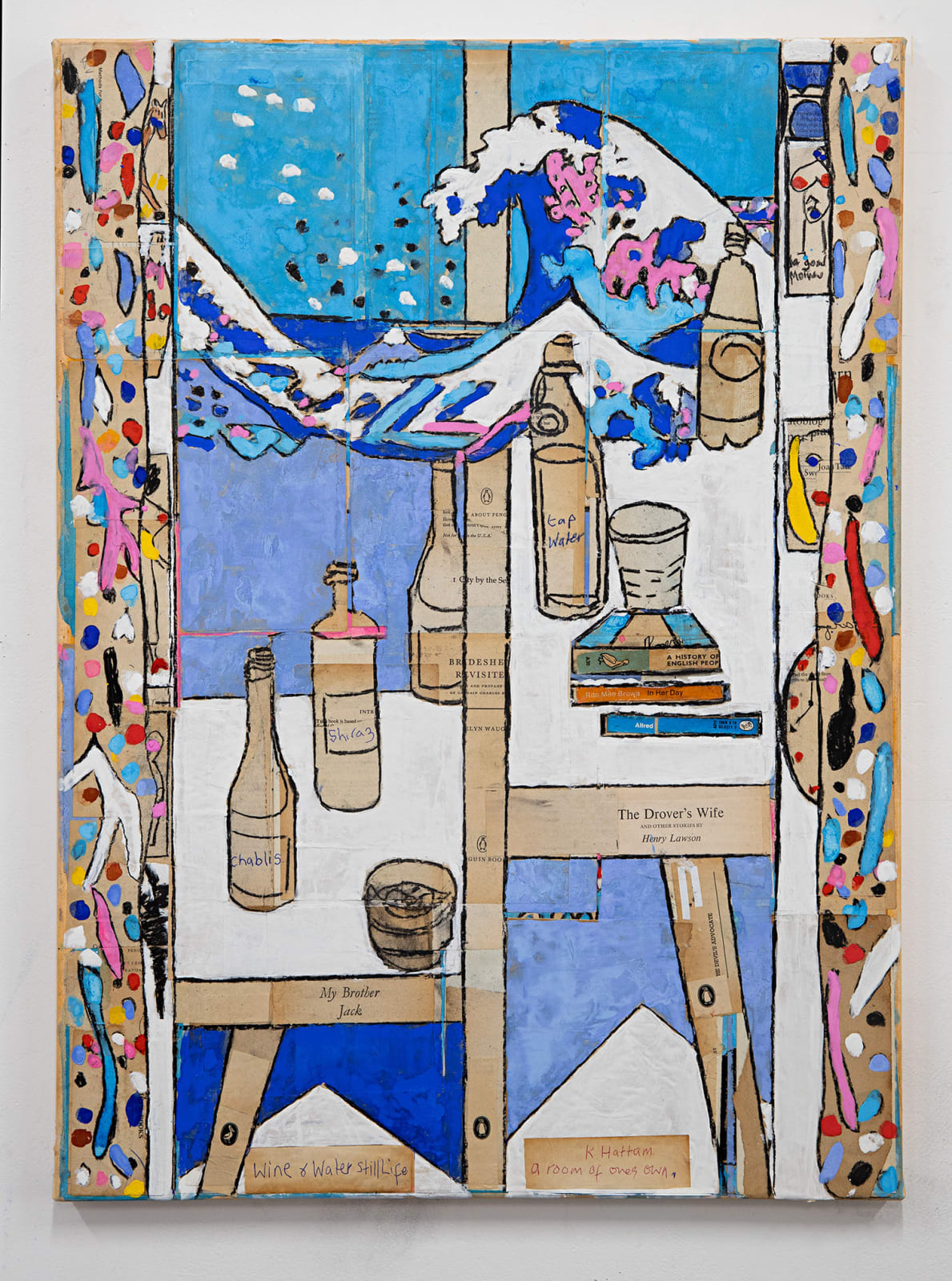 Katherine Hattam, Wine and Water Still Life, 2023