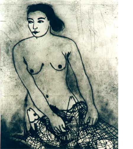 Barbie Kjar, Momo with Fishing Net, 1999