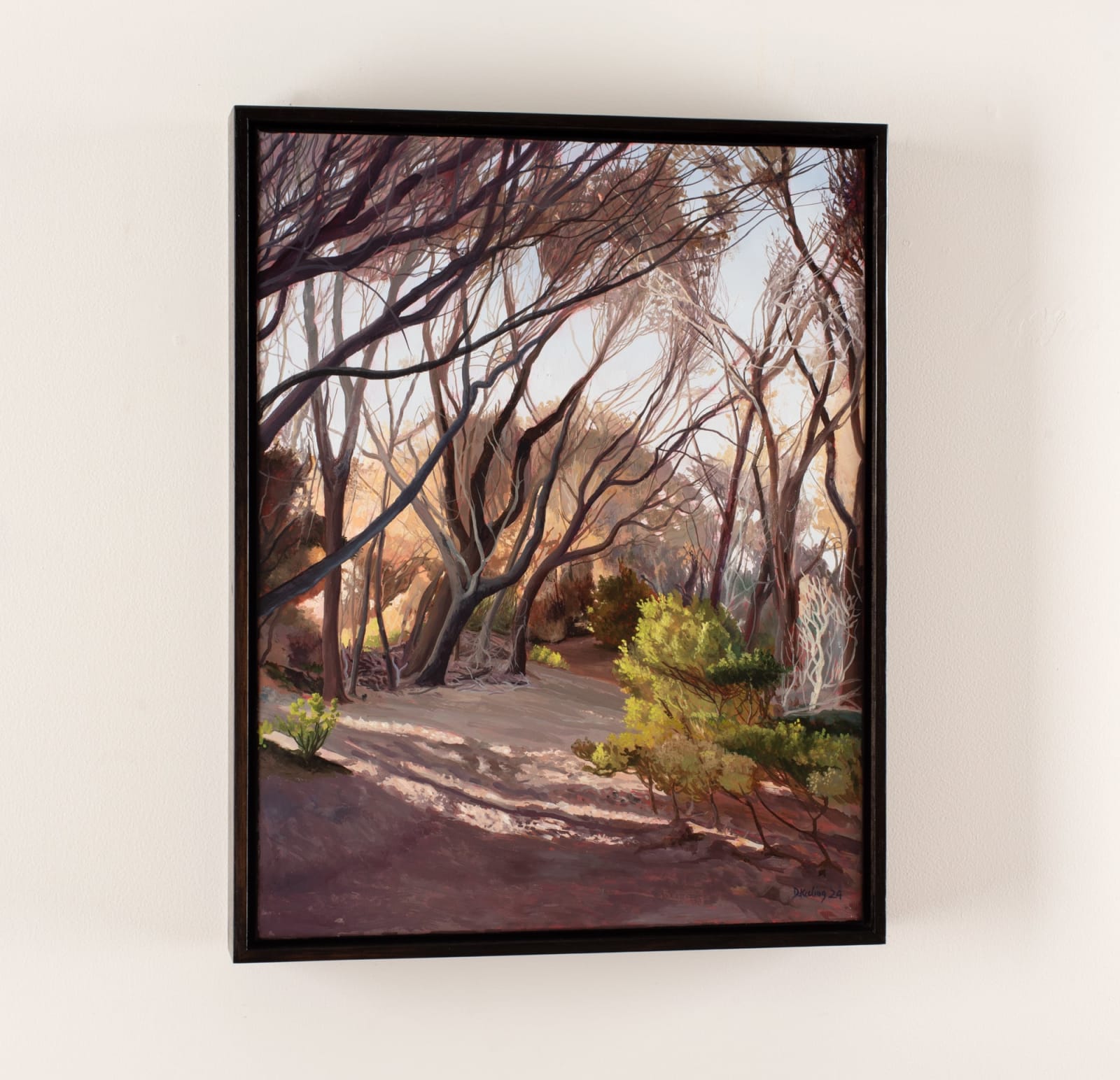 David Keeling, Shadowed walk, 2024