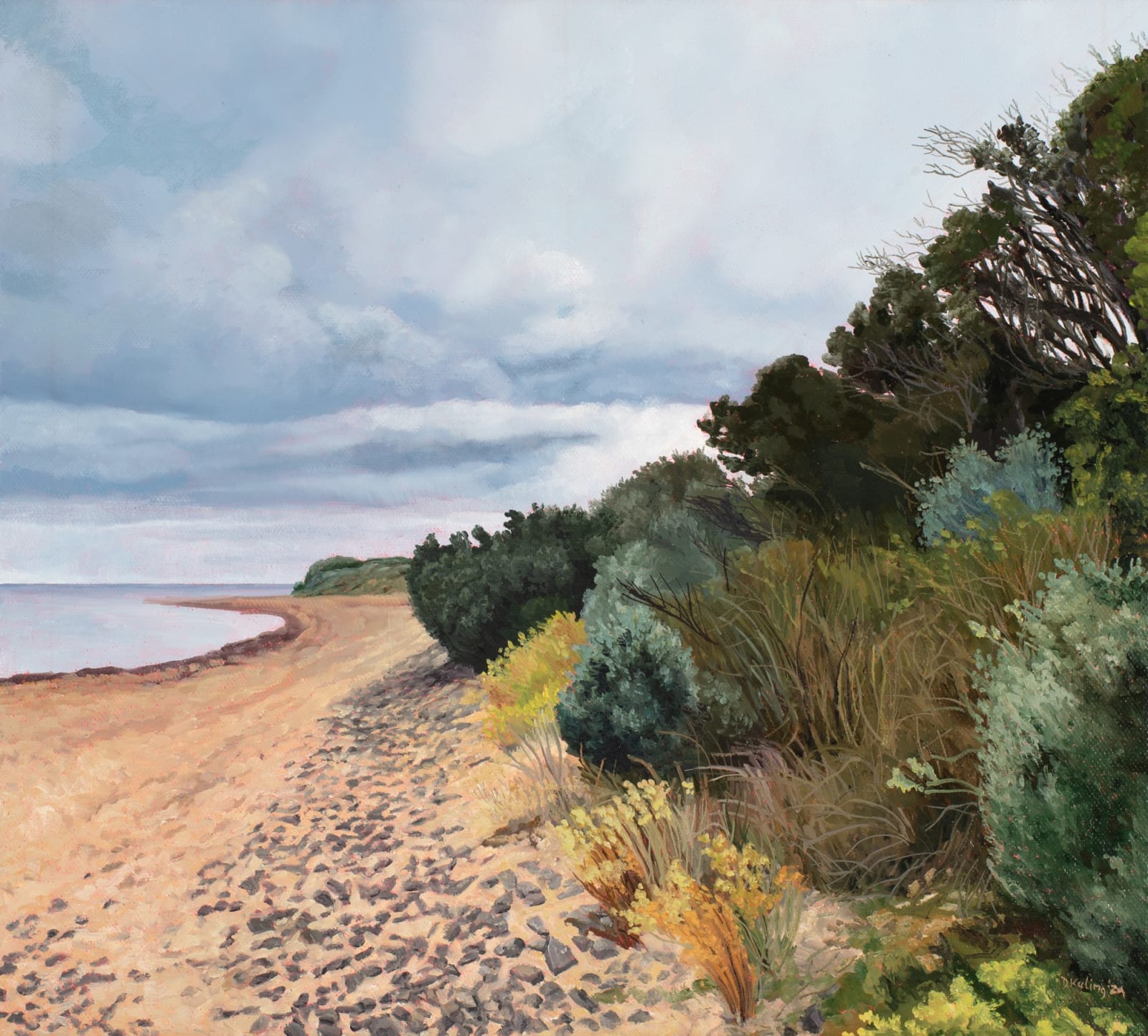 David Keeling, Across the Strait, 2024