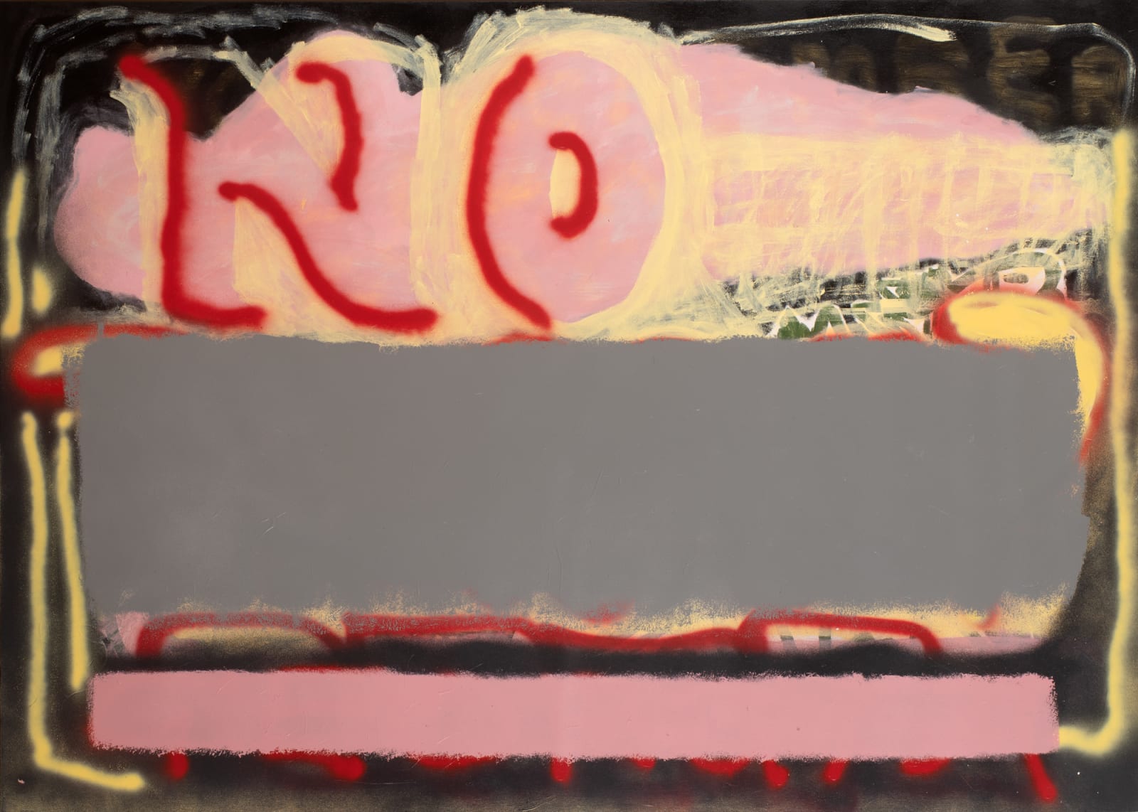 Georgia Morgan, On One's Way (Buffed Varanasi Rothko), 2021