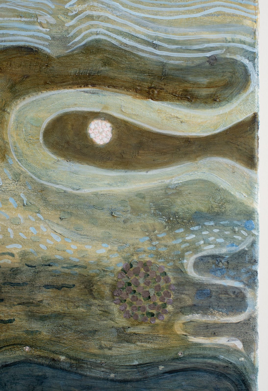 Tim Burns, Cloudy Bay Lagoon mouth, 2025