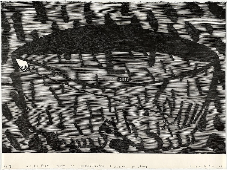 Michael Schlitz, An Undisclosable Length of String, 2013