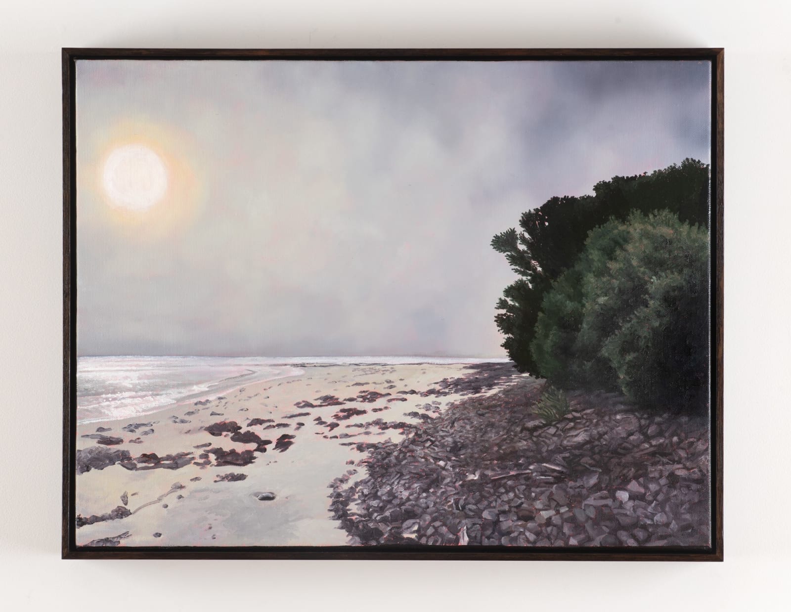 David Keeling, The morning mist, low tide