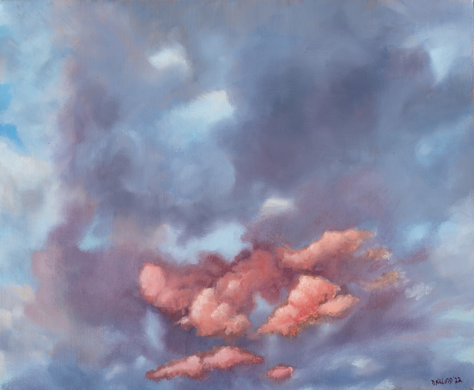 David Keeling, Up early with my head in the clouds 2, 2022