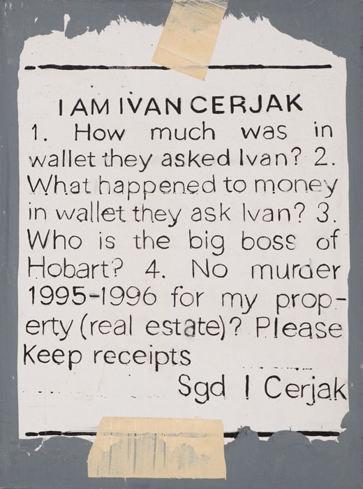 Robert O’Connor, Cryptolalia #1, 2017