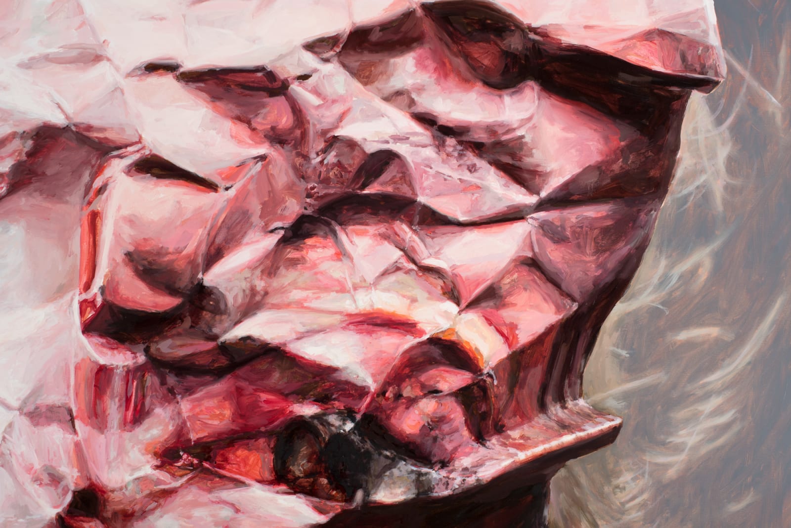Amanda Davies, Crushing, self portrait, 2019