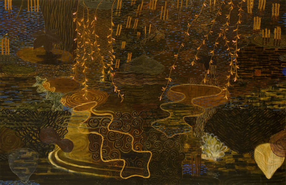 Tim Burns, From the bridge (Vuillard’s garden), 2009
