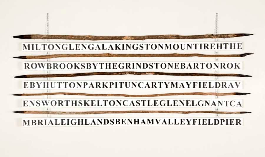 Julie Gough, Black-line properties 1, 2008