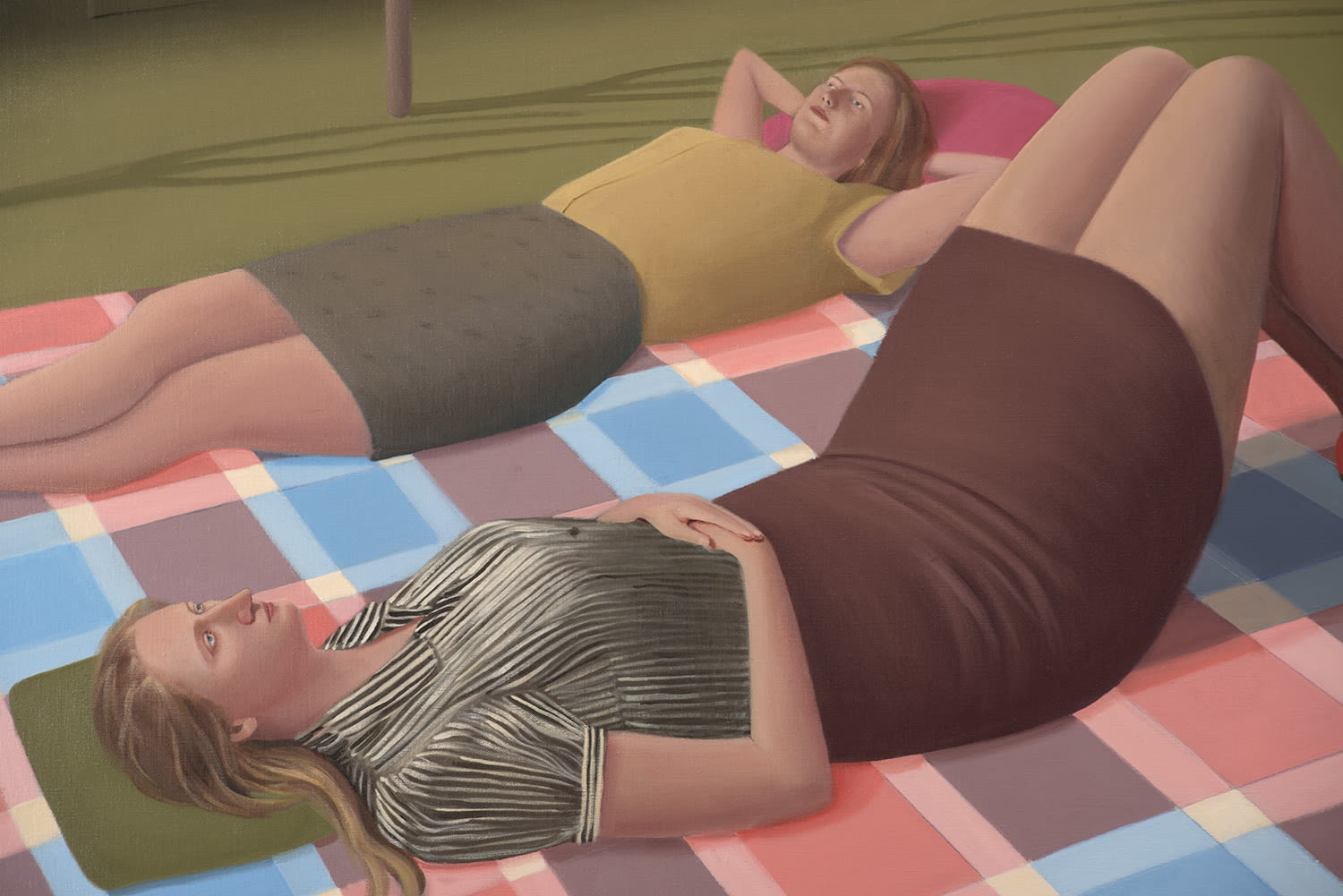 Prudence Flint, Large Tartan Blanket, 2016