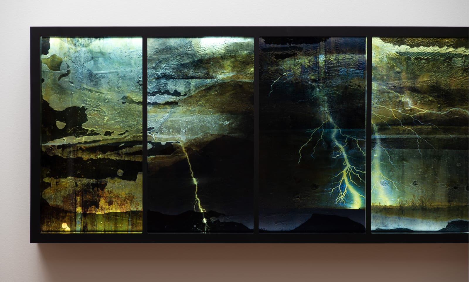 Caroline Rannersberger, Sturm und Drang (furioso) lightbox painting I, 2020