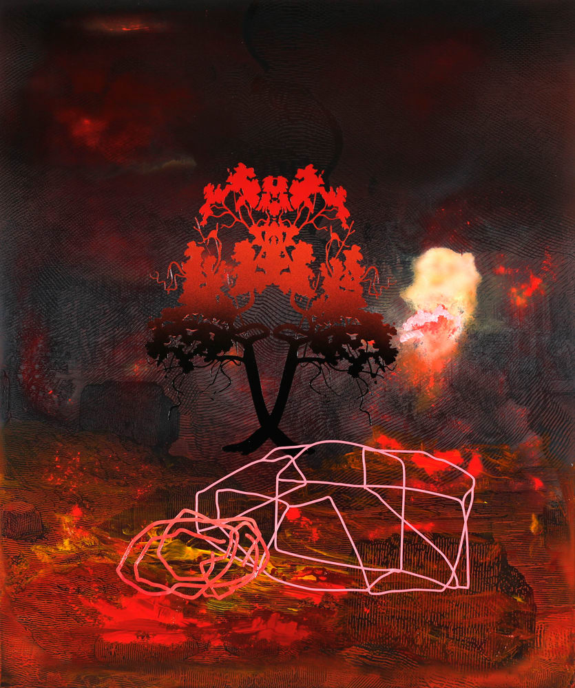 Neil Haddon, A short walk along a rocky shore, 2019