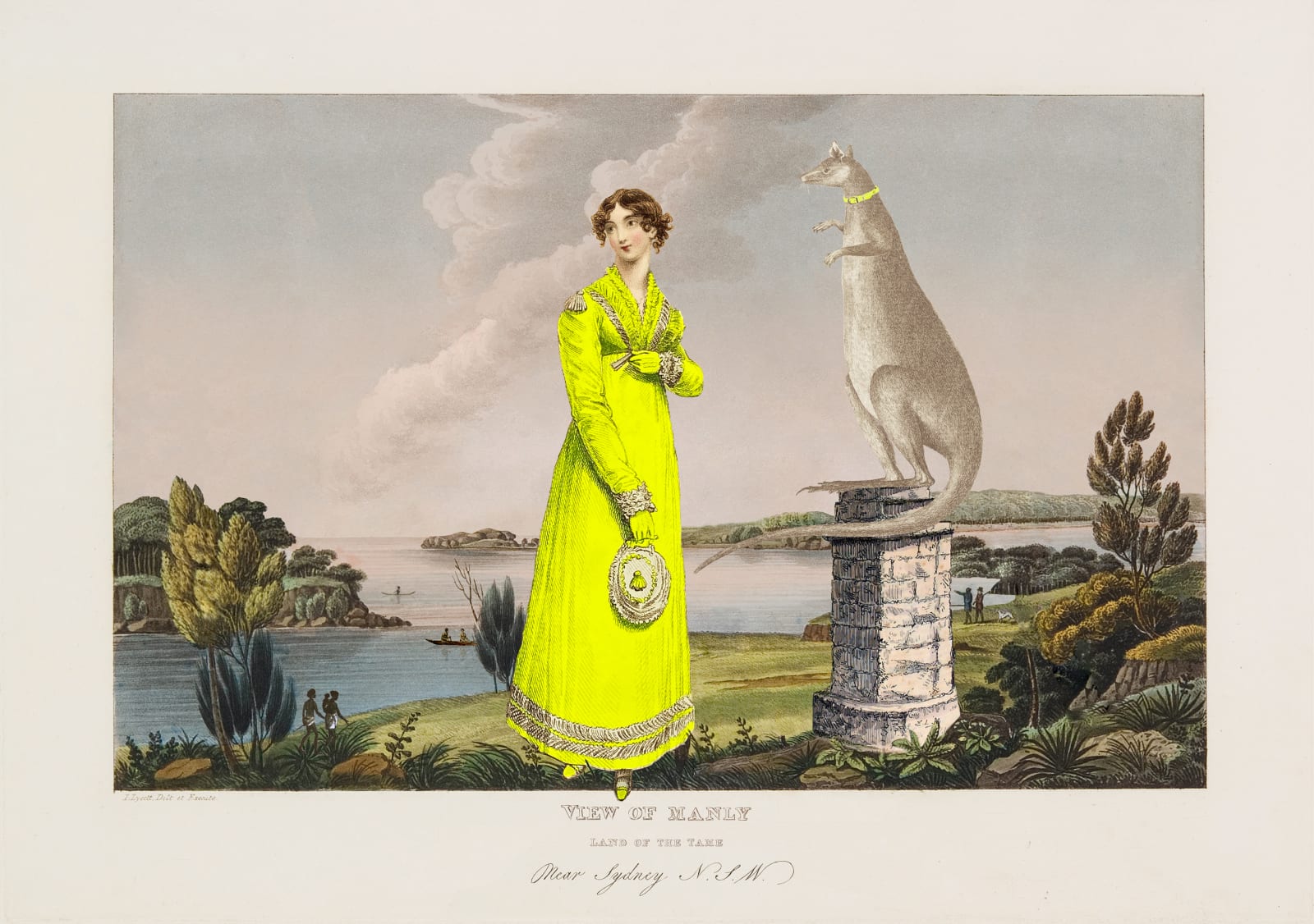 Joan Ross, View of Manly, Land of the tame, 2021