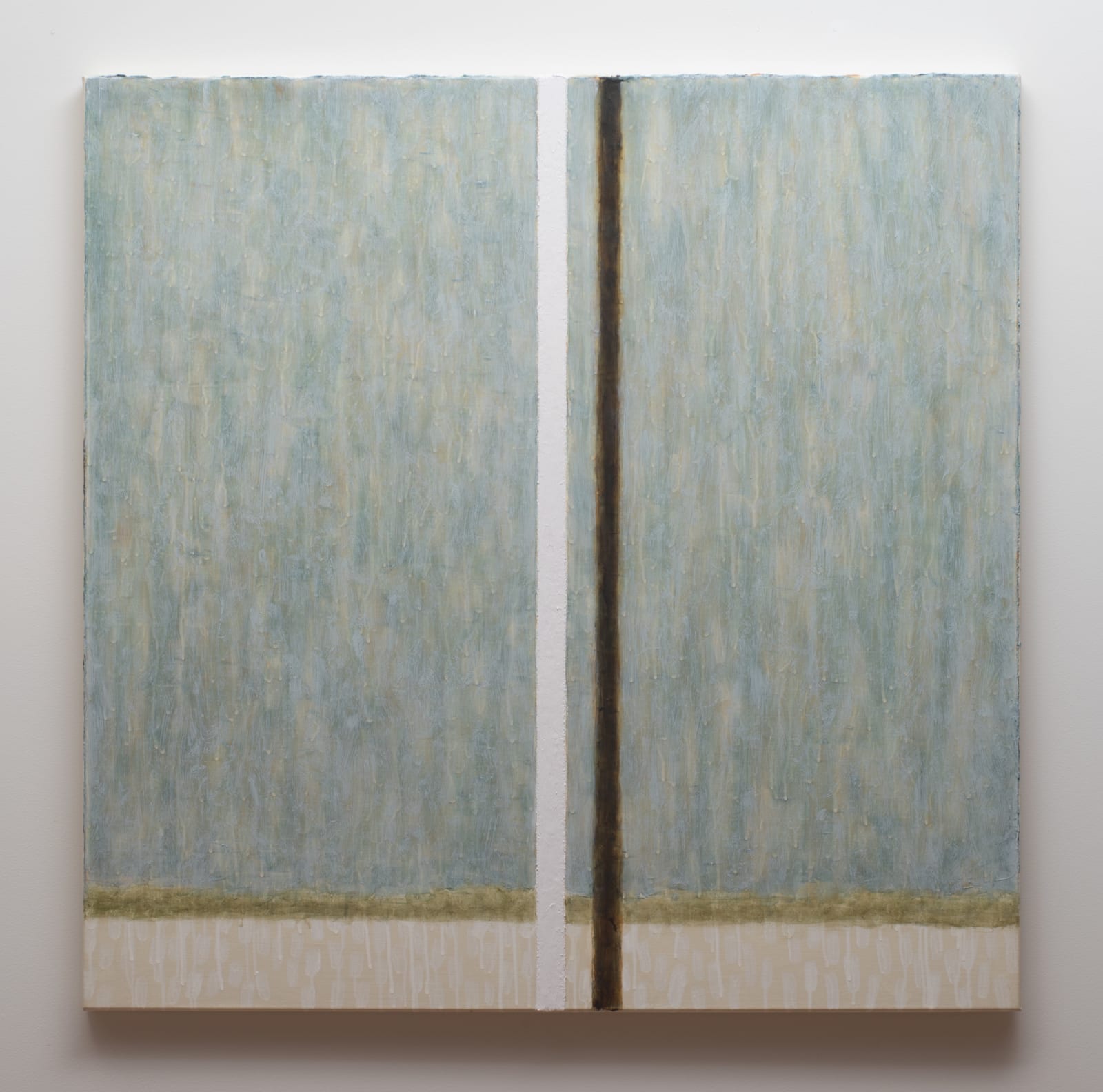 Tim Burns, I fill the air and my white shadow holds the wind, 2019