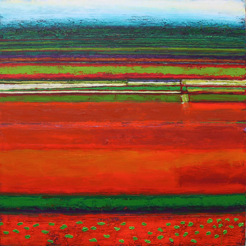 Patrick Grieve, Banded Field, Sassafras Spring III, 2015